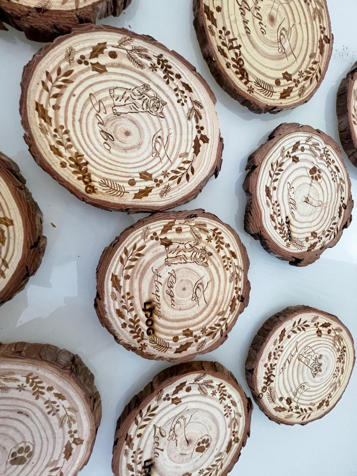 Bicchiere in vetro satinato inciso a mano